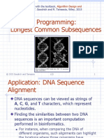Dynamic Programming: Longest Common Subsequences