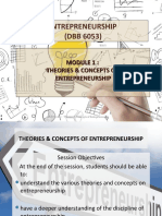 Dbb 6053_c01 Theories & Concepts of Entrepreneurship