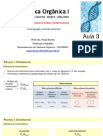 Aula 3 - QO 1 - Semana 1 - Quim - Licenc - 2021 - Álcanos e Cicloalcanos-Completa