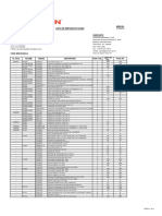 Lista de Empaque Molino La Perla PLS 6822 CTNR 4