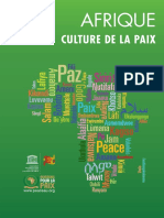 Brochure Culture de La Paix en Afrique FR