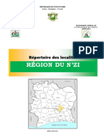 Région Du N'Zi: Répertoire Des Localités