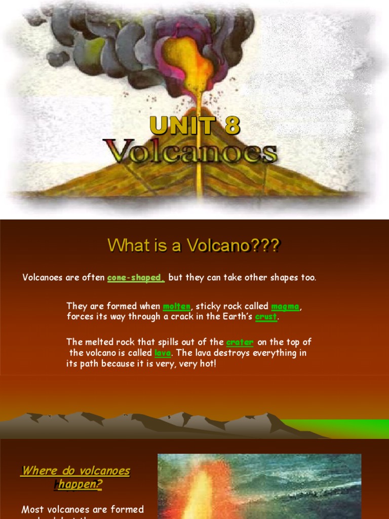 Unit 8 Volcanoes Download Free Pdf Volcano Types Of Volcanic