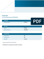 Bill Payment: Transaction Details