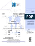 Certificate N. CI 4139: Legal Address Domicilio Fiscal Operative Site Address Dirección (Sede Operativa)