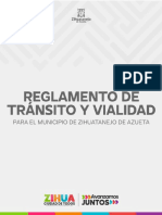 Reglamento de Tránsito y Vialidad para El Municipio de Zihuatanejo