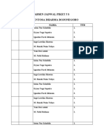 Absen Jadwal Piket 5 S