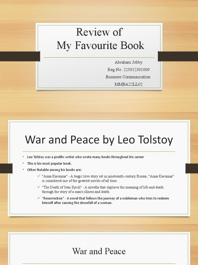 War And Peace Pdf War And Peace Leo Tolstoy