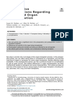 Perioperative Considerations Regarding Sex in Solid Organ Transplantation