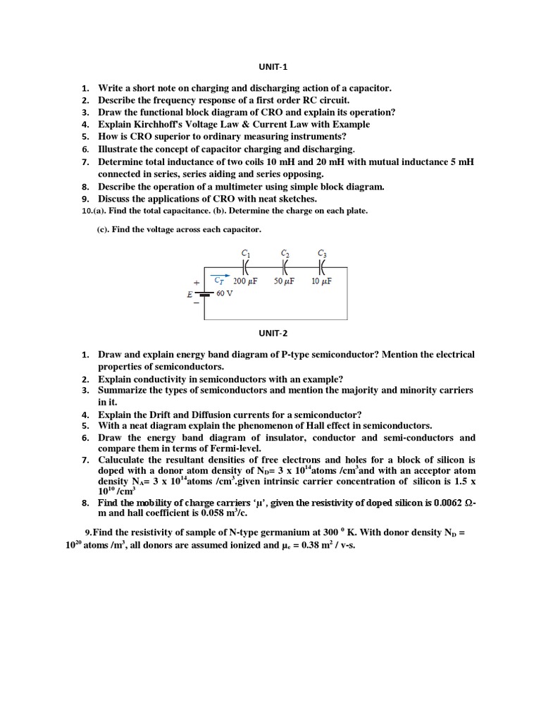 Illustrate The Concept of Capacitor Charging and Discharging PDF