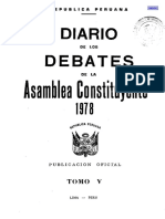 Diario de Debates Constituyente de 1978 Tomo V