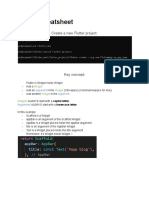 Flutter Cheatsheet