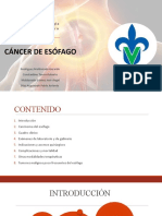 Cáncer de Esófago