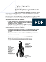 CNS and PNS Notes on Brain Structures