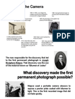 History of The Camera + Discovery