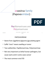 Papovavirus Family Characteristics and Diseases