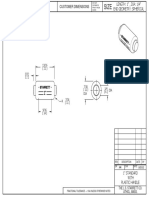 Customer Dimensions: DR CHK Date REV Description Date BY