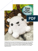 Crochet Ice Bear PDF Amigurumi Free Pattern - Compressed