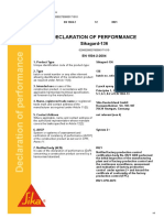 Industrial Coating Declaration of Performance
