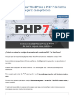 Como Actualizar WordPress A PHP 7