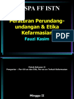 B Pengantar Per-UU-An, Disiplin Dan Etik & Pekerjaan Kefarmasian