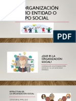 La Organización Como Entidad o Grupo Social