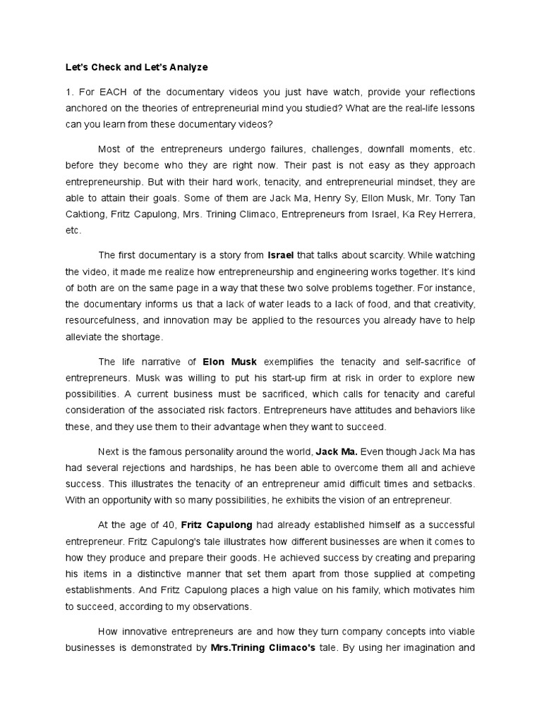Let s check and let s analyze pdf entrepreneurship employment