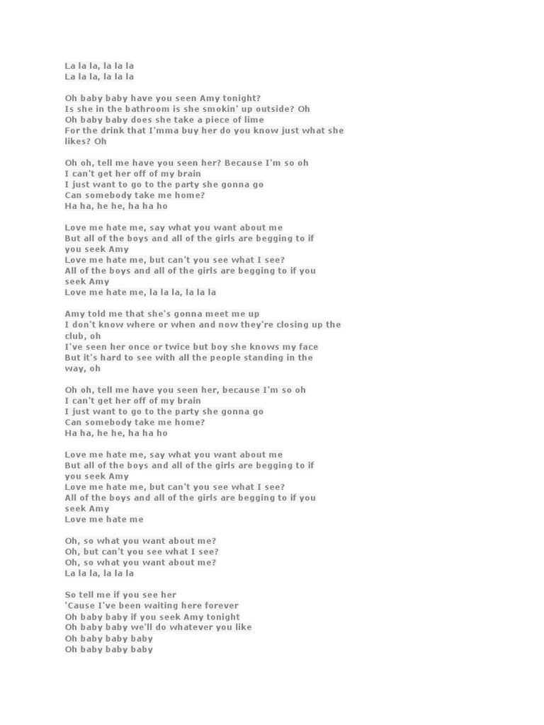 If You Seek Amy PDF