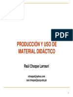 Producción y Uso de Material Didáctico - Pucp