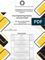 Event Invitation of Auto Engineering Industry Survival 2023