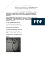 Esclavitud y Legado Cultural de África en El Caribe