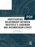 Giulio Di Basilio (Editor) - Investigating The Relationship Between Aristotle's Eudemian and Nicomachean Ethics (Issues in Ancient Philosophy) (2022, Routledge) - Libgen - Li