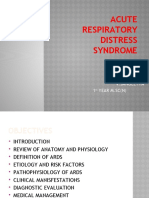Acute Respiratory Distress Syndrome....