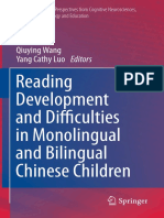 Reading Development and Diffi Culties in Monolingual and Bilingual Chinese Children