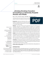 Optimizing Smoking Cessation Counseling in A University Hospitalpdf