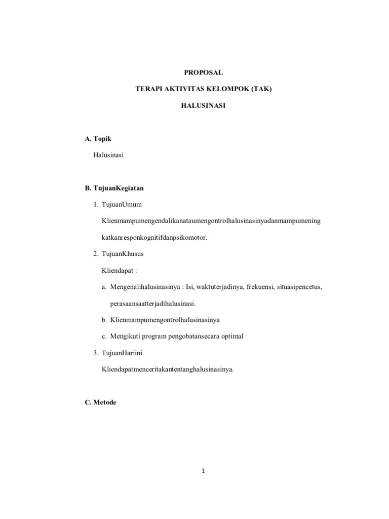 PROPOSAL TAK HALUSINASI