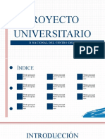 Presentacion Gratis Proyecto Universidad Academico Azul
