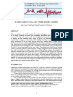 2ecee2014-Slope Stability Analysis Under Seismic Loading