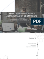 Plan de Trabajo - Dirección de Recursos Humanos