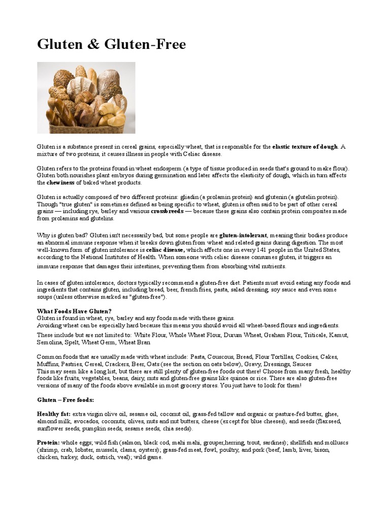 Gluten | PDF | Gluten | Foods