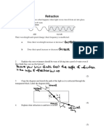 Refraction Worksheet