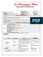 Liceo Psicopedagógico Tibabita English Class Schedule 2023