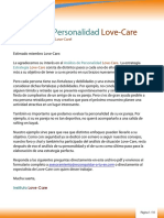 Analisis de Personalidad Love Care