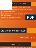 Oraciones Contestadas Nehemias 1 Del 5 Al 11