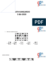 Math Kangaroo 5 &6-2020