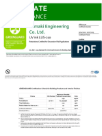 Of Compliance: Mimaki Engineering Co. LTD