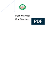 PGR Manual: A Student's Guide