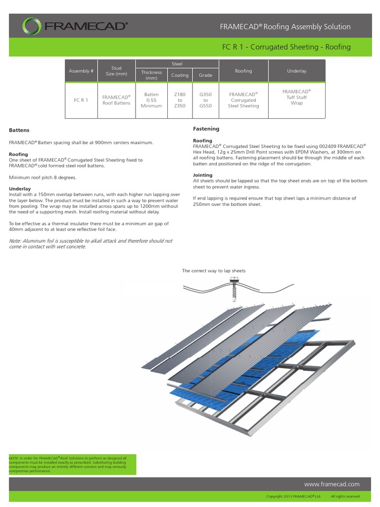 FC Corrugated Roofing | PDF | Damages | Roof