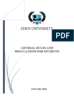 EU General Rules and Regulations For Students 10.10.2022