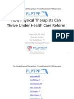 How Physical Therapists Can Thrive Under Health Care